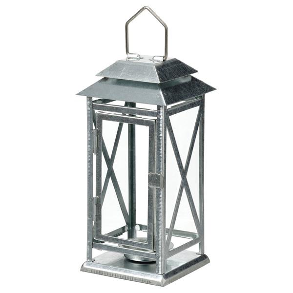 【IKEA/イケア/通販】BEFASTA ベフェスタ ティーライト用ランタン 室内/屋外用, 亜鉛メ...