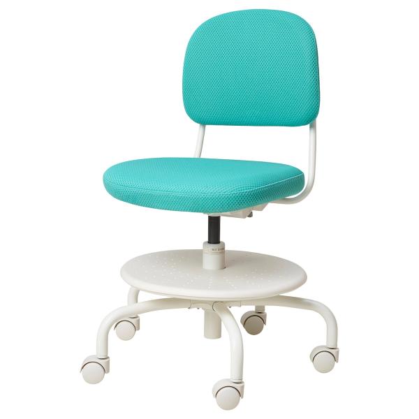 【IKEA/イケア/通販】VIMUND ヴィムンド 子ども用デスクチェア, ターコイズ[D](205...