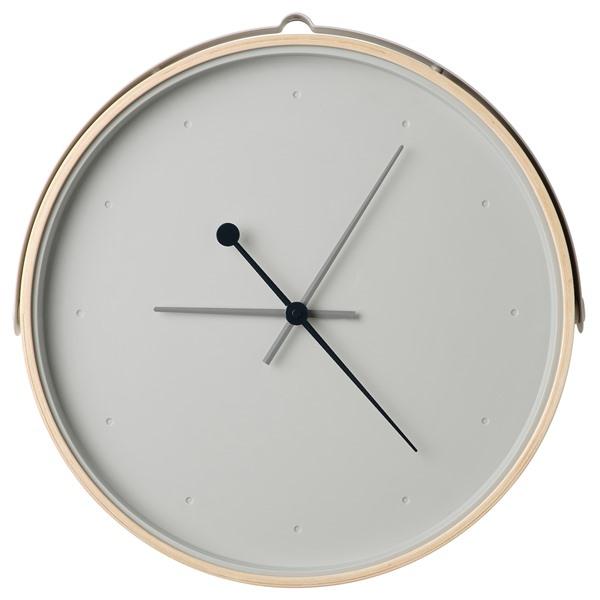 【IKEA/イケア/通販】ROTBLOTA ロートブロータ ウォールクロック, 低消費電力/アッシュ...