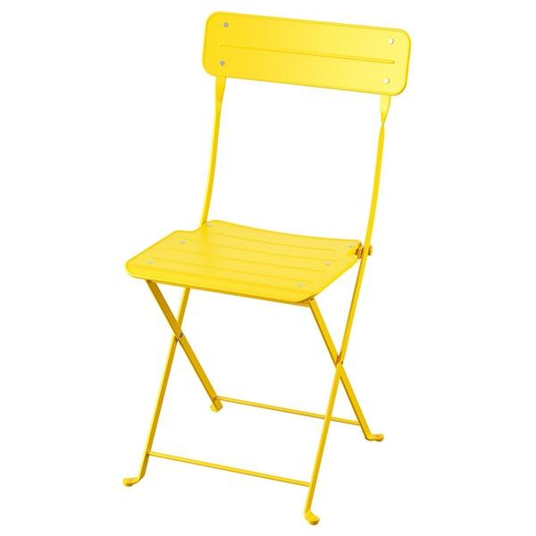 [IKEA/イケア/通販]SUNDSO スンドソー折りたたみチェア, ブライトイエロー 屋外用[E]...