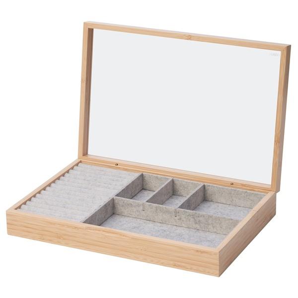 [IKEA/イケア/通販]HALSREM ハルスレムジュエリーボックス 仕切り付き,33x22 cm...