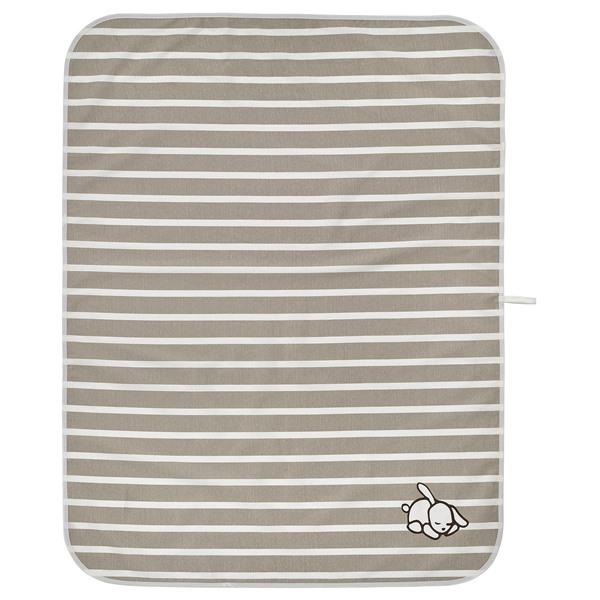 [IKEA/イケア/通販]LEN レーンベビーケアマット, ホワイト ベージュ/ストライプ模様,90...