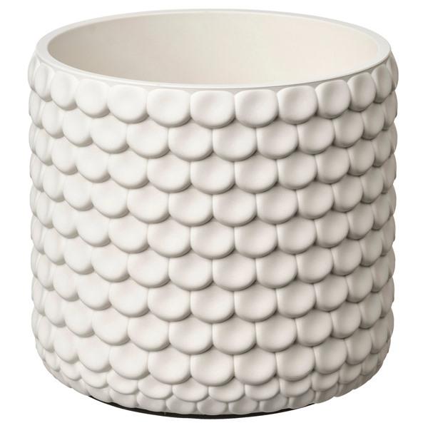 [IKEA/イケア/通販]GLACIARBJORN グラシエールビョーン鉢カバー, ホワイト,12 ...