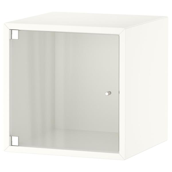 [IKEA/イケア/通販]EKET エーケト ウォールキャビネット ガラス扉付, ホワイト, 35x...