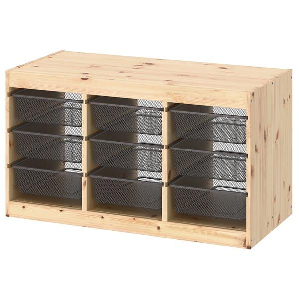 【IKEA/イケア/通販】TROFAST トロファスト 収納コンビネーション, ライトホワイトステイ...