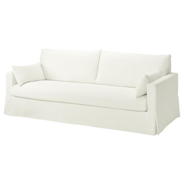 [IKEA/イケア/通販]HYLTARP ヒルタルプ 3人掛けソファ, ハーラルプ ホワイト[3](...