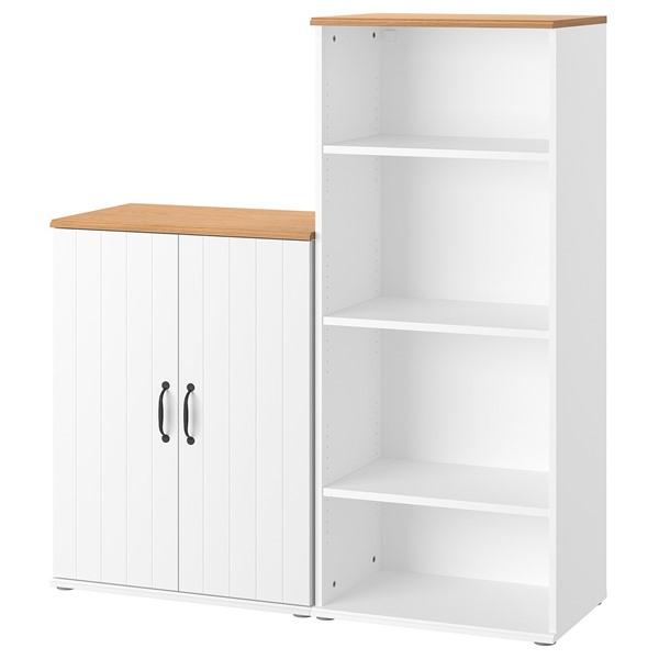 [IKEA/イケア/通販]SKRUVBY スクルーヴビー収納コンビネーション, ホワイト,130x1...
