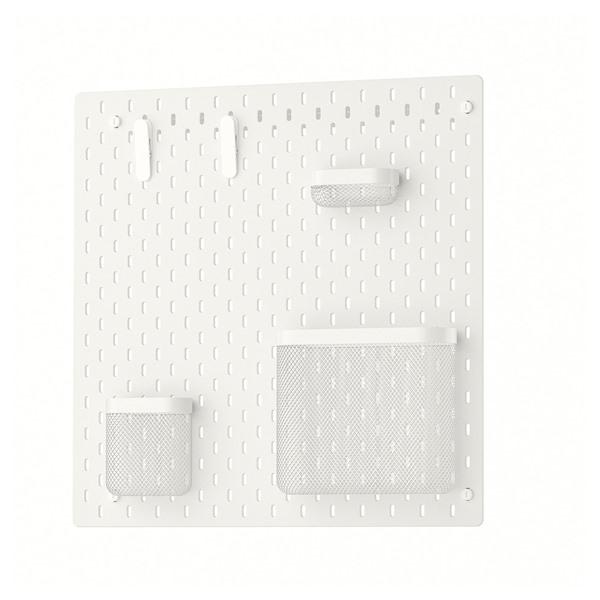[IKEA/イケア/通販]SKADIS スコーディス 有孔ボードコンビネーション, ホワイト, 56...