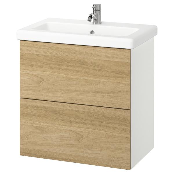 [IKEA/イケア/通販]ENHET エーンヘート / TVALLEN トヴェレン 洗面台 引き出し...