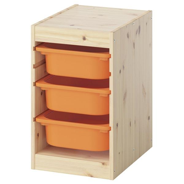 [IKEA/イケア/通販]TROFAST トロファスト収納コンビネーション, ライトホワイトステイン...