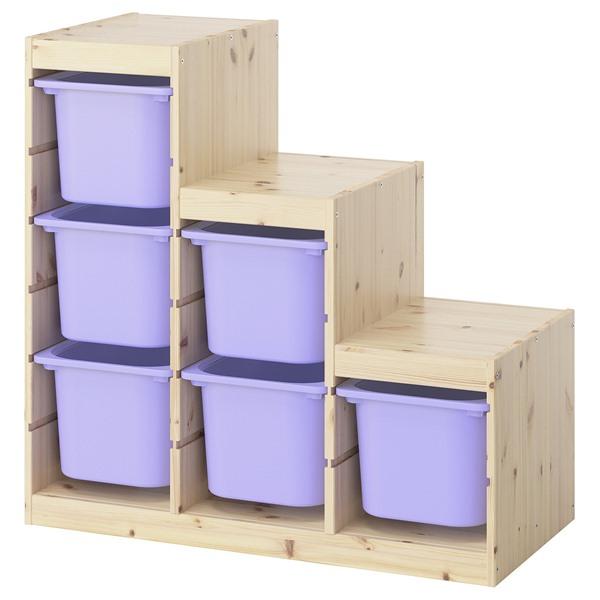 [IKEA/イケア/通販]TROFAST トロファスト収納コンビネーション, ライトホワイトステイン...