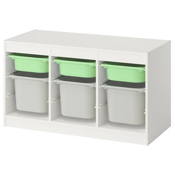 [IKEA/イケア/通販]TROFAST トロファスト収納コンビネーション, ホワイト ライトグリー...