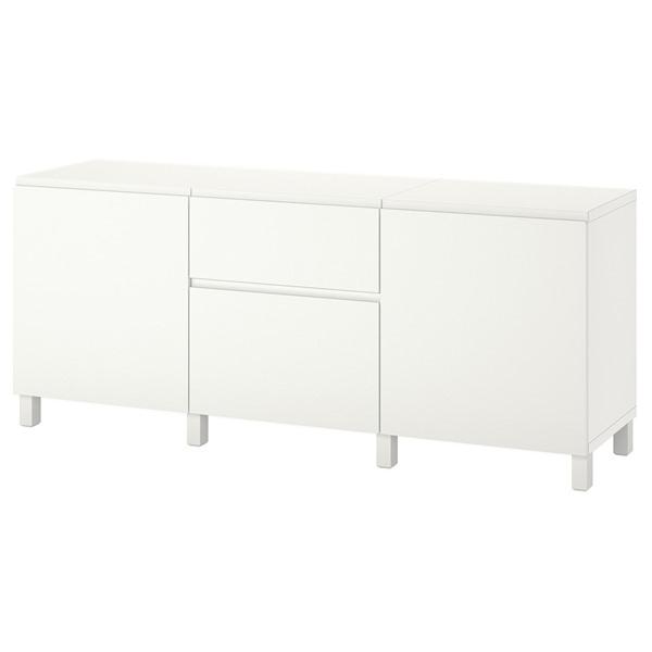 [IKEA/イケア/通販]BESTA ベストー収納コンビネーション 引き出し付, ホワイト/ヴェステ...
