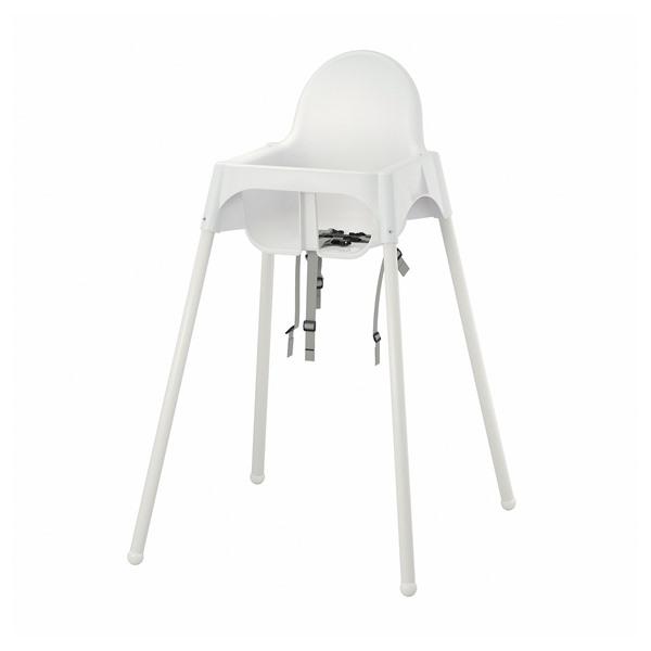 [IKEA/イケア/通販]ANTILOP アンティロープハイチェア 安全ベルト付き, ホワイト/ホワ...