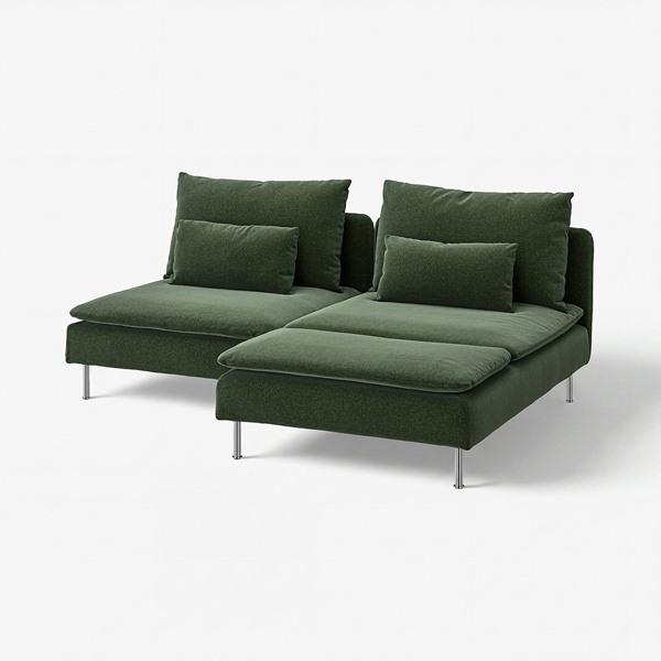 [IKEA/イケア/通販]SODERHAMN ソーデルハムン2人掛けソファ 寝椅子付き, ヨハネスホ...