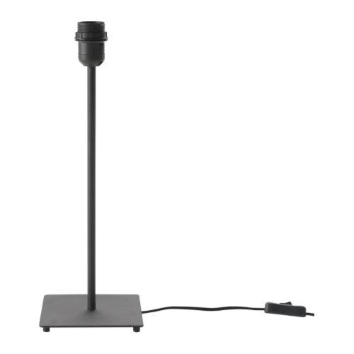 IKEA/イケア HEMMA テーブルランプベース, ブラック