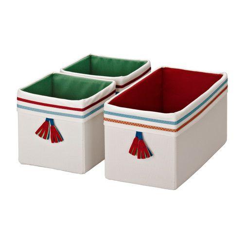 IKEA/イケア PYSSLINGAR ボックス, オフホワイト