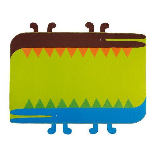 IKEA/イケア VILDDJUR 毛布, マルチカラー