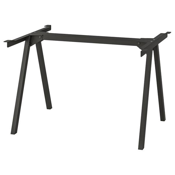 【IKEA/イケア/通販】TROTTEN トロッテン 下部フレーム テーブルトップ用, チャコール[...