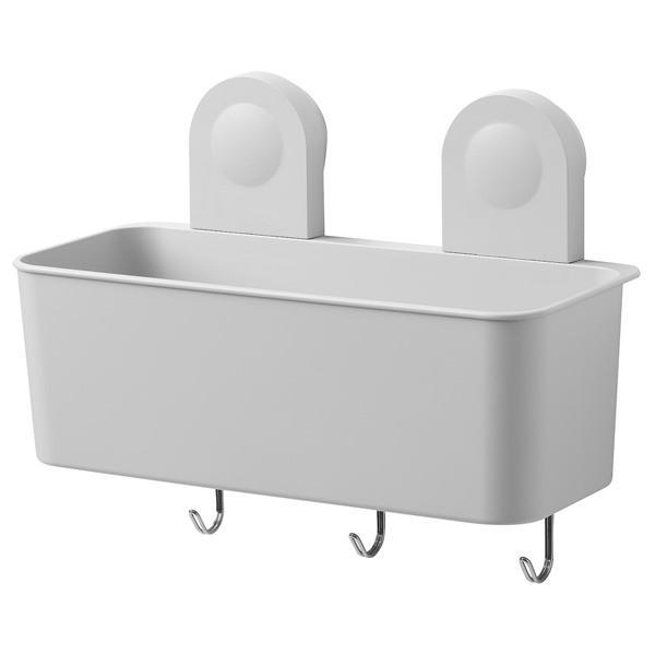 【IKEA/イケア/通販】RANEN ローネン シャワー/ソープバスケット フック付き[A](305...