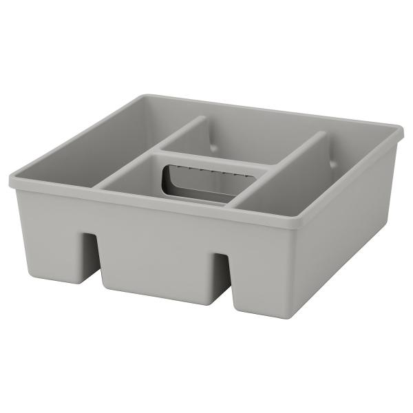 [IKEA/イケア/通販]FANGGRODA フォングローダ インサート 仕切り付き, ライトグレー...