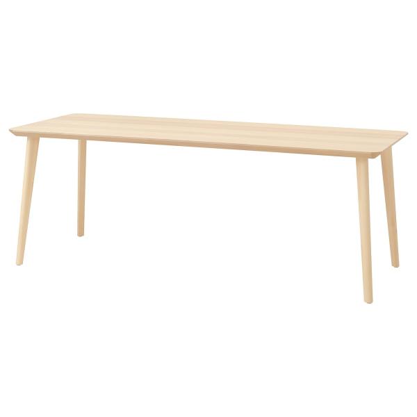 [IKEA/イケア/通販]LISABO リーサボー テーブル, アッシュ材突き板, 200x78 c...