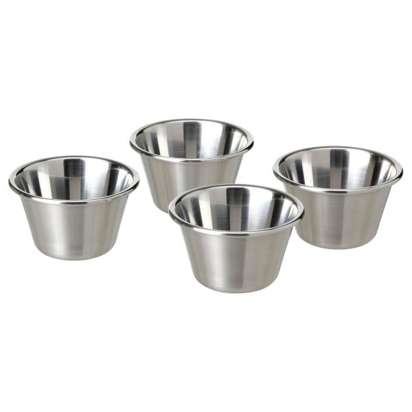 [IKEA/イケア/通販]GRILLTIDER グリルティデル ディップソース用ボウル, ステンレス...