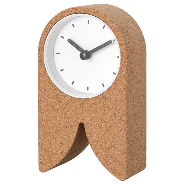 [IKEA/イケア/通販]FLODKRAFTA フロードクレフタ時計, コルク ホワイト,8x15x...