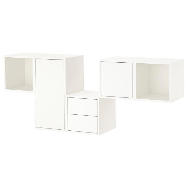 [IKEA/イケア/通販]EKET エーケト 壁取り付け式キャビネットコンビネーション, ホワイト,...