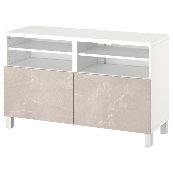 [IKEA/イケア/通販]BESTA ベストー テレビ台 扉付き, ホワイト/ベリスヴィ/ストゥッバ...