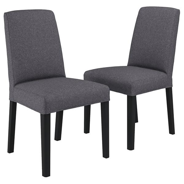 [IKEA/イケア/通販]BERGMUND ベリムンド チェア, ブラック/グンナレド ミディアムグ...