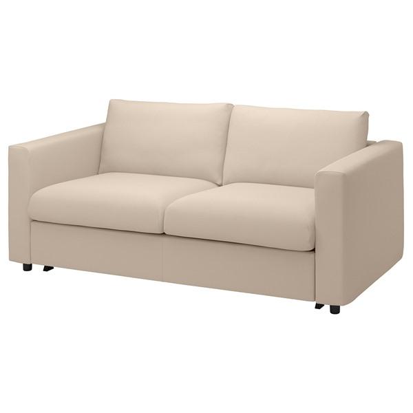 [IKEA/イケア/通販]VIMLE ヴィムレ2人掛けソファベッド, ハーラルプ ベージュ[8](3...