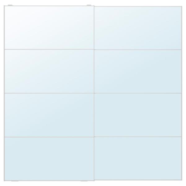 [IKEA/イケア/通販]AULI アウリ 引き戸 2枚組, ミラーガラス, 200x201 cm[...