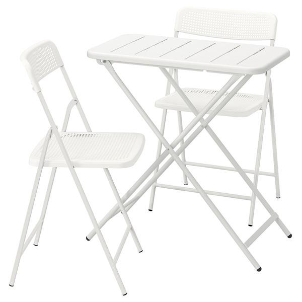 [IKEA/イケア/通販]TORPARO トルパローテーブル＆折りたたみチェア2脚 屋外用, 折りた...