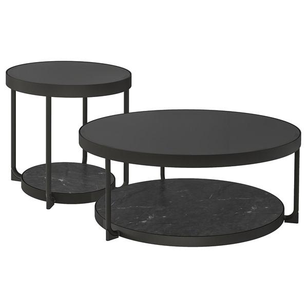 [IKEA/イケア/通販]FROTORP フロートルプコーヒーテーブル/サイドテーブル 2点セット,...