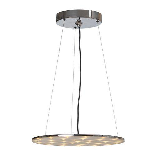 IKEA/イケア KLOR LEDペンダントランプ, ニッケルメッキ