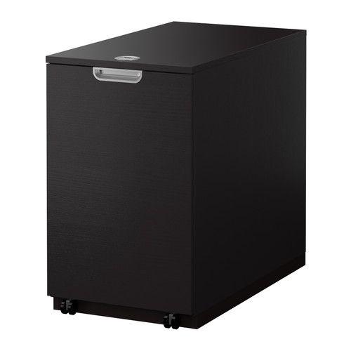 IKEA/イケア GALANT 収納ユニット プリンター用, ブラックブラウン