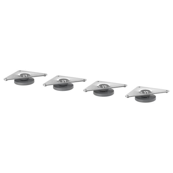 [IKEA/イケア/通販]EKET エーケト 足 伸縮式, メタル[A](40340045)
