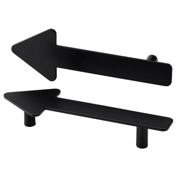[IKEA/イケア/通販]JARNSPARV シェルンスパルヴ 取っ手, ブラック/矢印, 141 ...