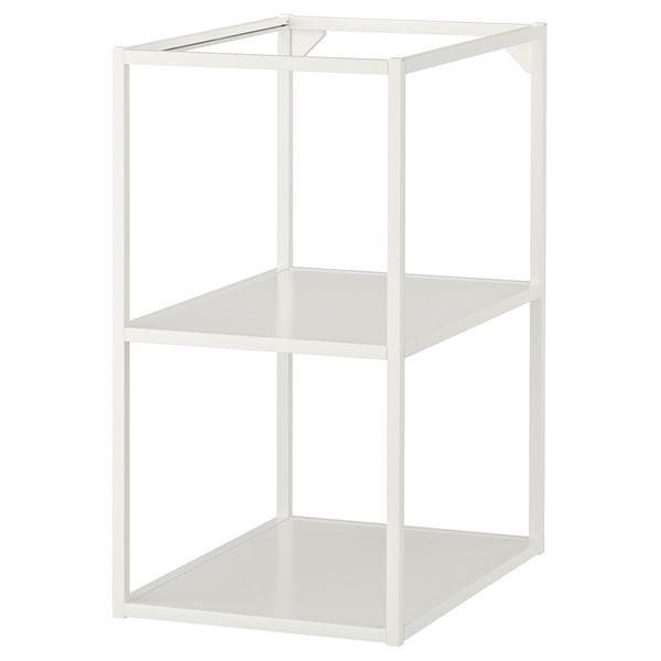 【IKEA/イケア/通販】ENHET エーンヘート ベースフレーム 棚板付き, ホワイト[E](40...