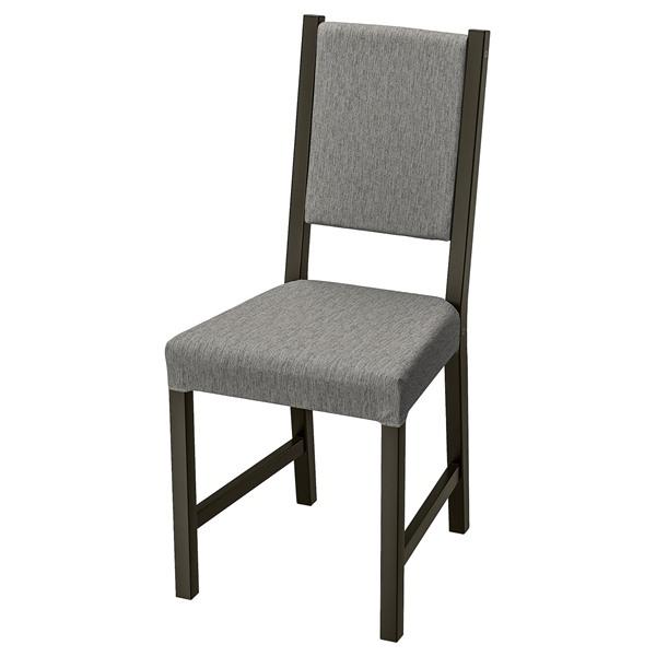 [IKEA/イケア/通販]STEFAN ステーファンチェア, ブラウンブラック/クニーサ グレー/ベ...