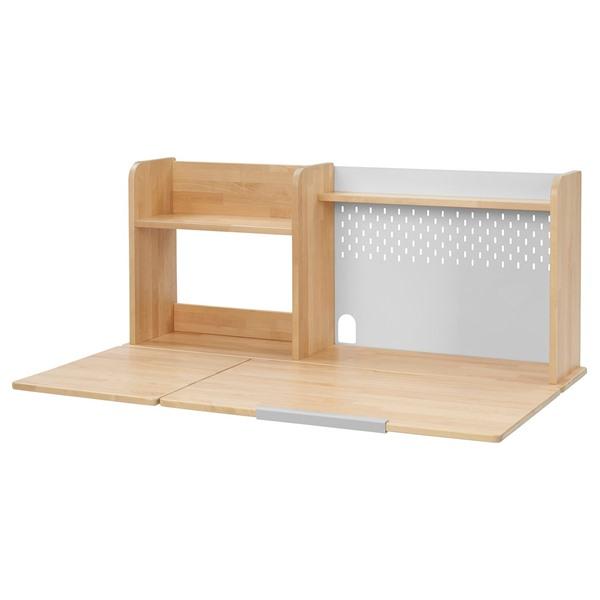 [IKEA/イケア/通販]BERGLARKA ベリレルカデスクトップ＆シェルフ, バーチ,120x7...