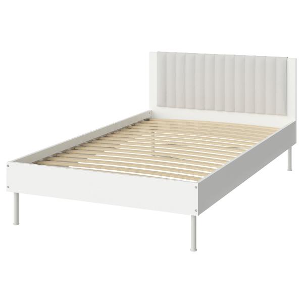 [IKEA/イケア/通販]BRUKSVARA ブルクスヴァーラ ベッドフレーム, ホワイト, 120...