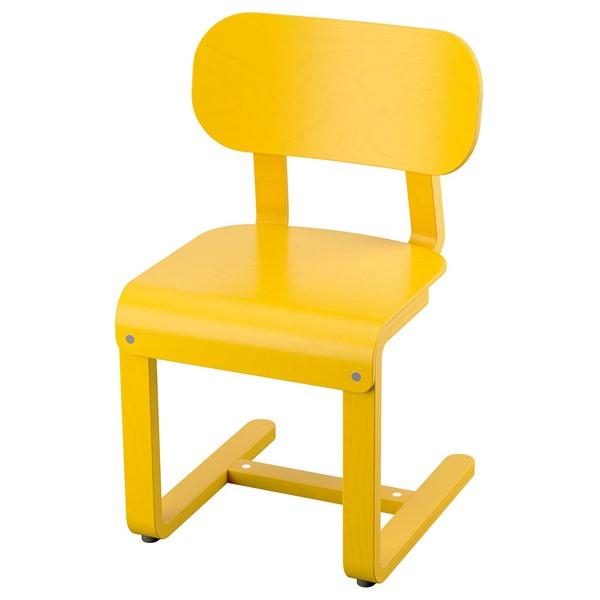 [IKEA/イケア/通販]LYCKAN リッカンチェア, イエロー/バーチ材突き板[D](40569...