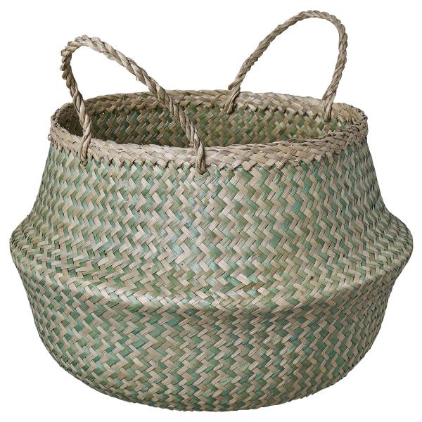 [IKEA/イケア/通販]KRALLIG クラッリグ バスケット, スゲ/グリーン, 25 cm[C...
