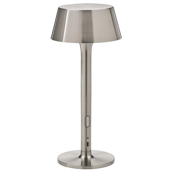 [IKEA/イケア/通販]AVHALL アヴホールLEDポータブルランプ, 電池式 調光可能/ニッケ...