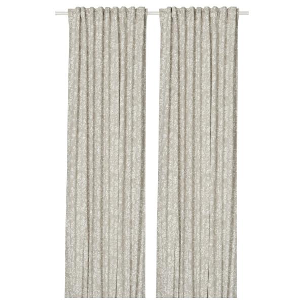 [IKEA/イケア/通販]SNORUTA スノルタ 遮像・採光カーテン 1組, ライトグレーベージュ...