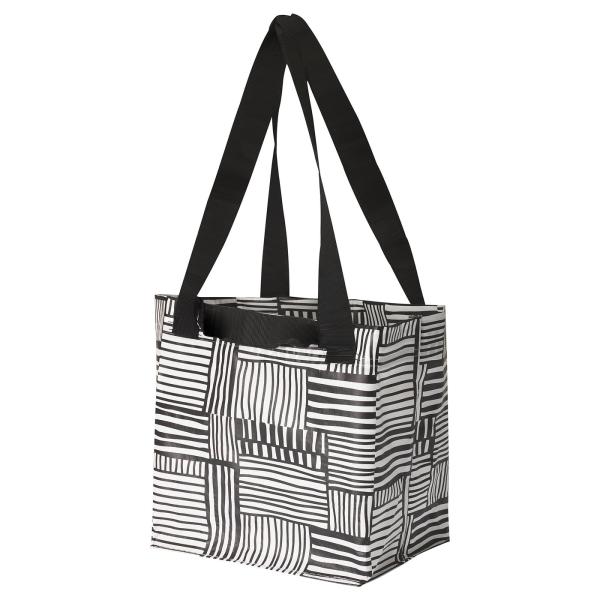 [IKEA/イケア/通販]FISSLA フィスラ バッグ, ホワイト/ブラック, 27x27 cm[...