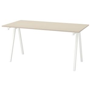 IKEA トロッテン デスク, ベージュ/チャコール, 120x70cm TROTTEN トロッテン デスク, ベージュ/チャコール, 120x70 cm - IKEA