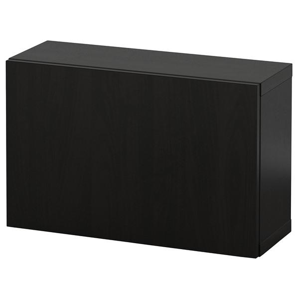 [IKEA/イケア/通販]BESTA ベストー 壁取り付け式キャビネットコンビネーション, ブラック...